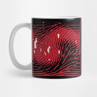 RedBlack Twirl Mug